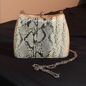 Snakeskin Vintage Shoulder Bag
